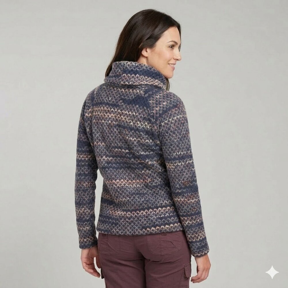 Kuhl Cowl Neck Pullover Sweater Rogue Abyss
